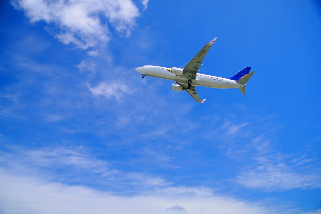 飛行機　空